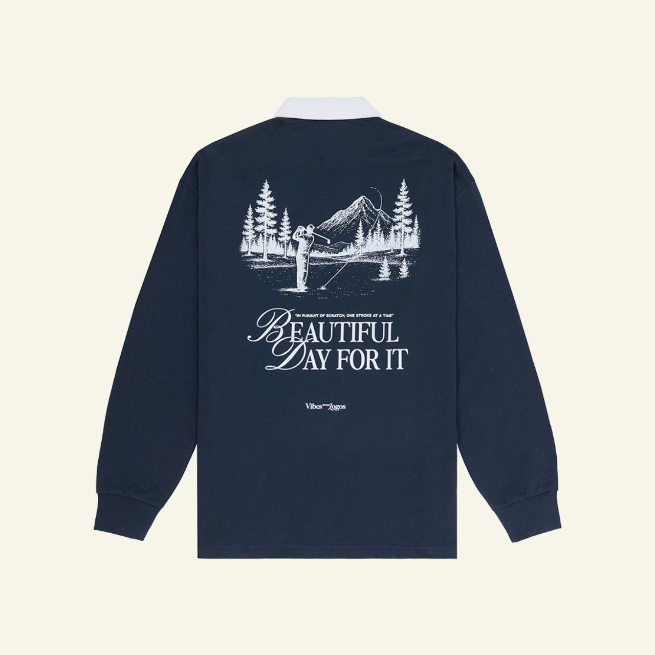 Beautiful Day For Golf Rugby Polo