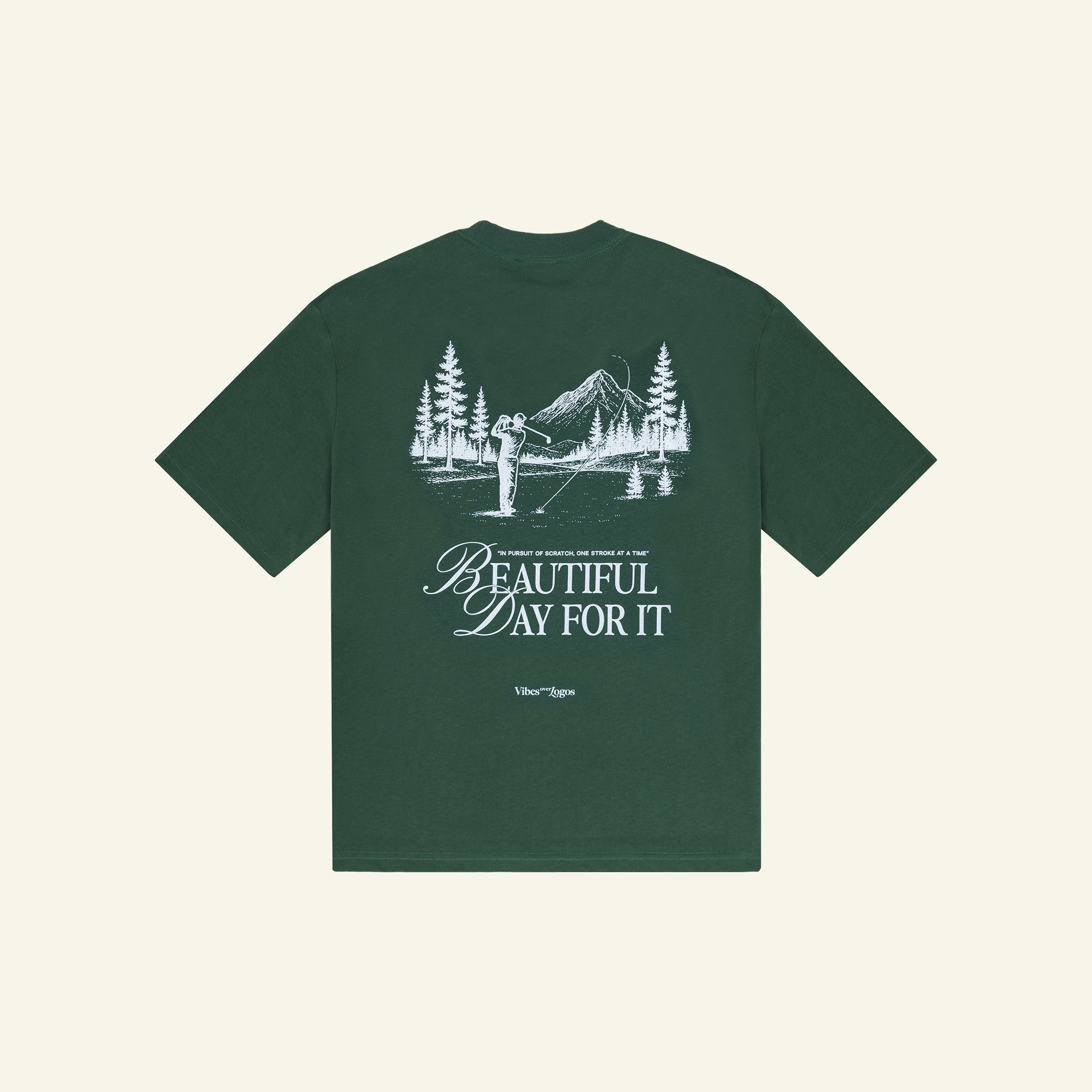 Beautiful Day For Golf Heavyweight Tee