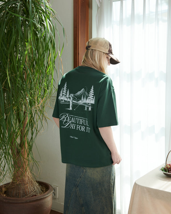 Beautiful Day For Golf Heavyweight Tee