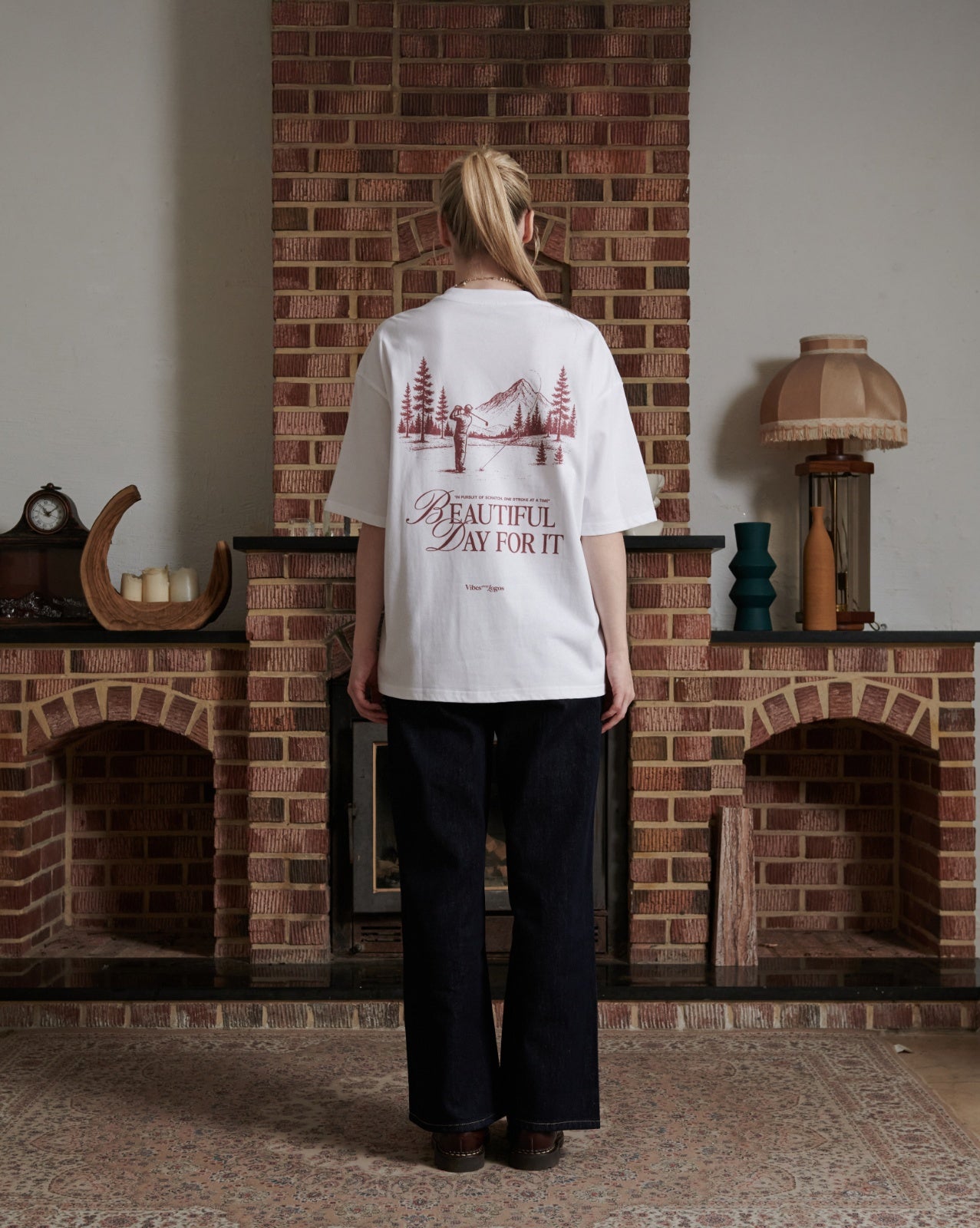 Beautiful Day For Golf Heavyweight Tee