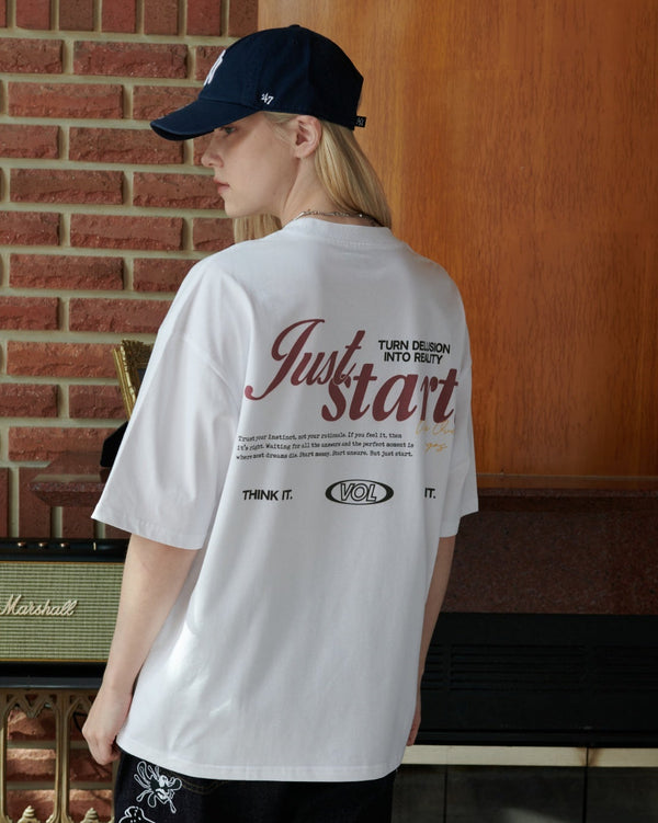 Just Start Heavyweight Tee