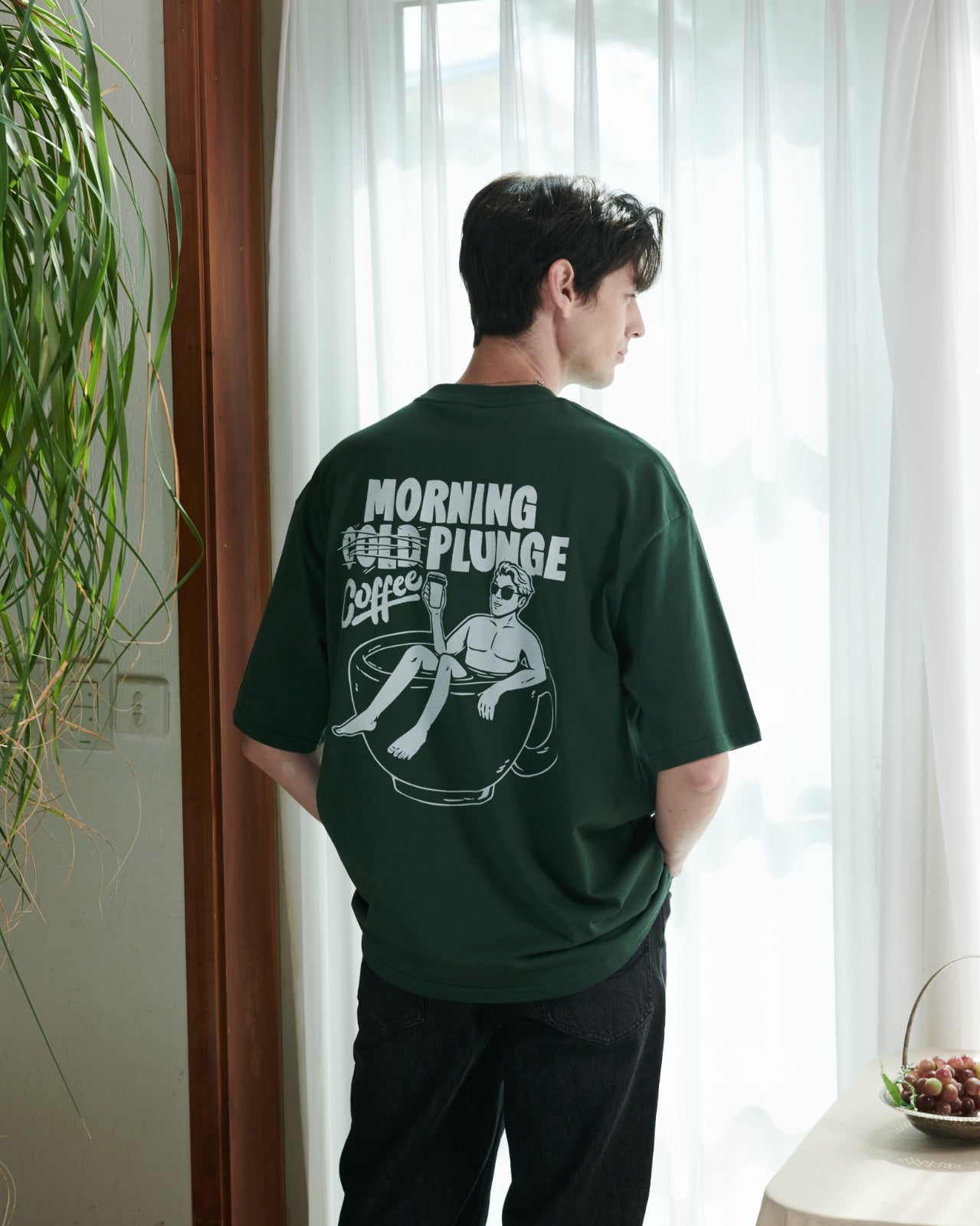 Morning Cold Plunge Coffee Heavyweight Tee