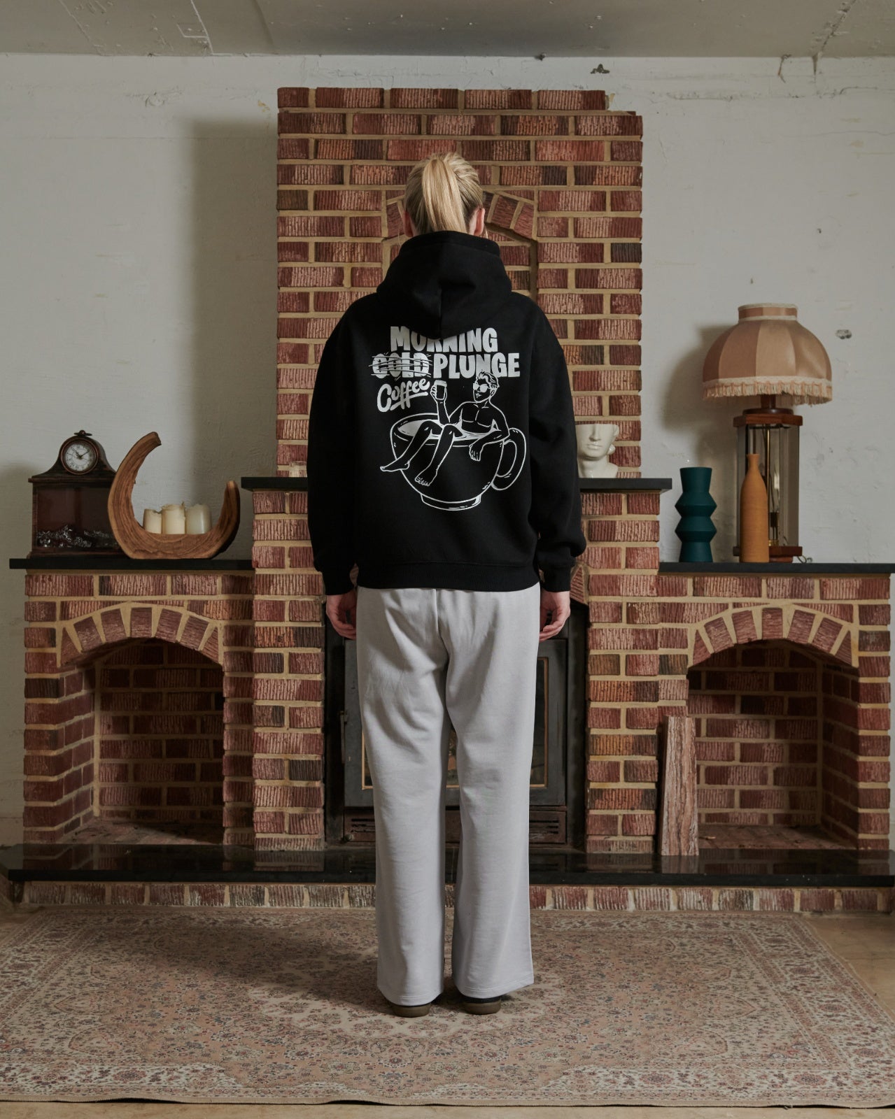 Morning Cold Plunge Coffee Hoodie