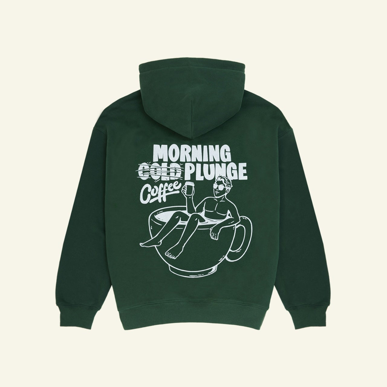 Morning Cold Plunge Coffee Hoodie