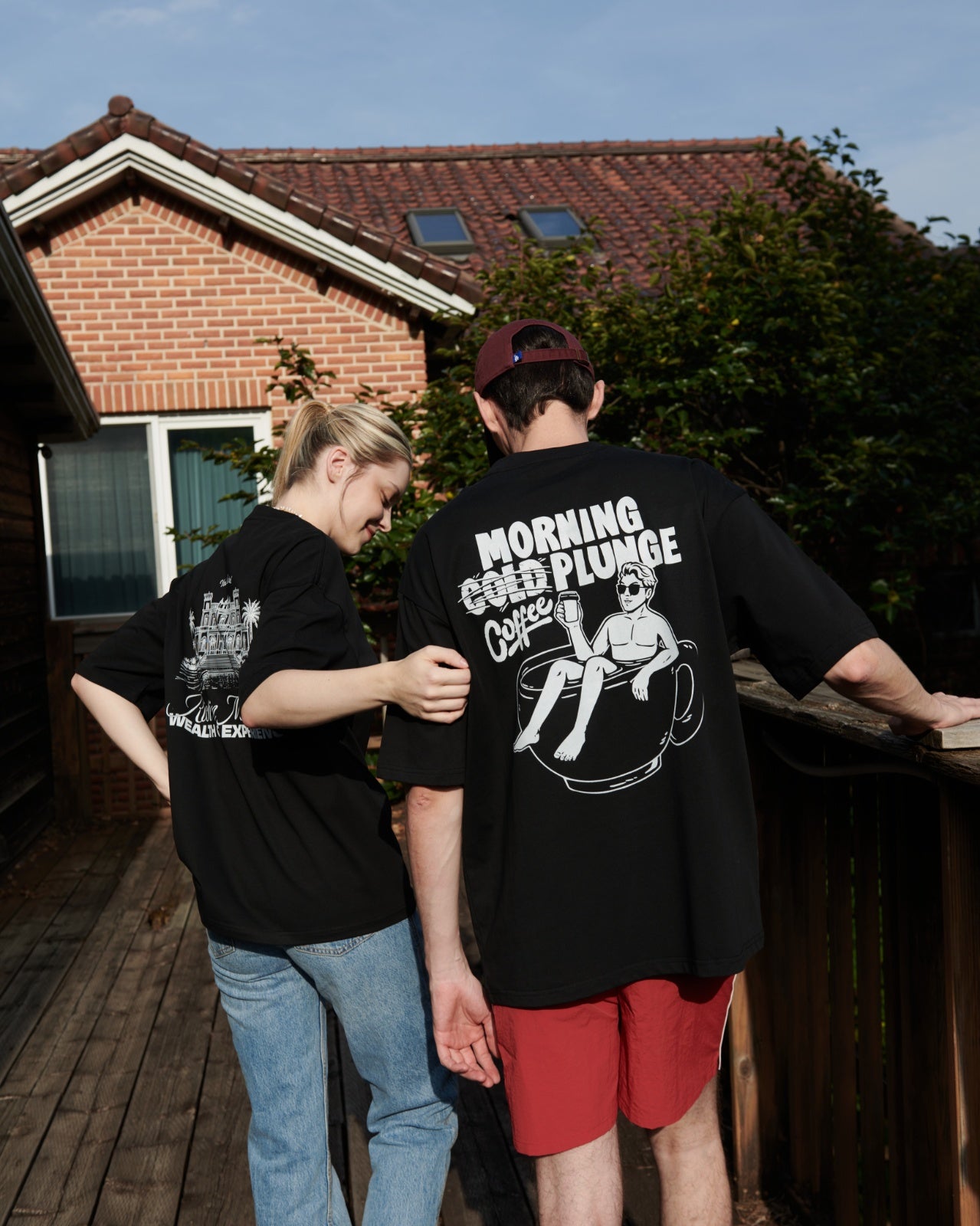 Morning Cold Plunge Coffee Heavyweight Tee