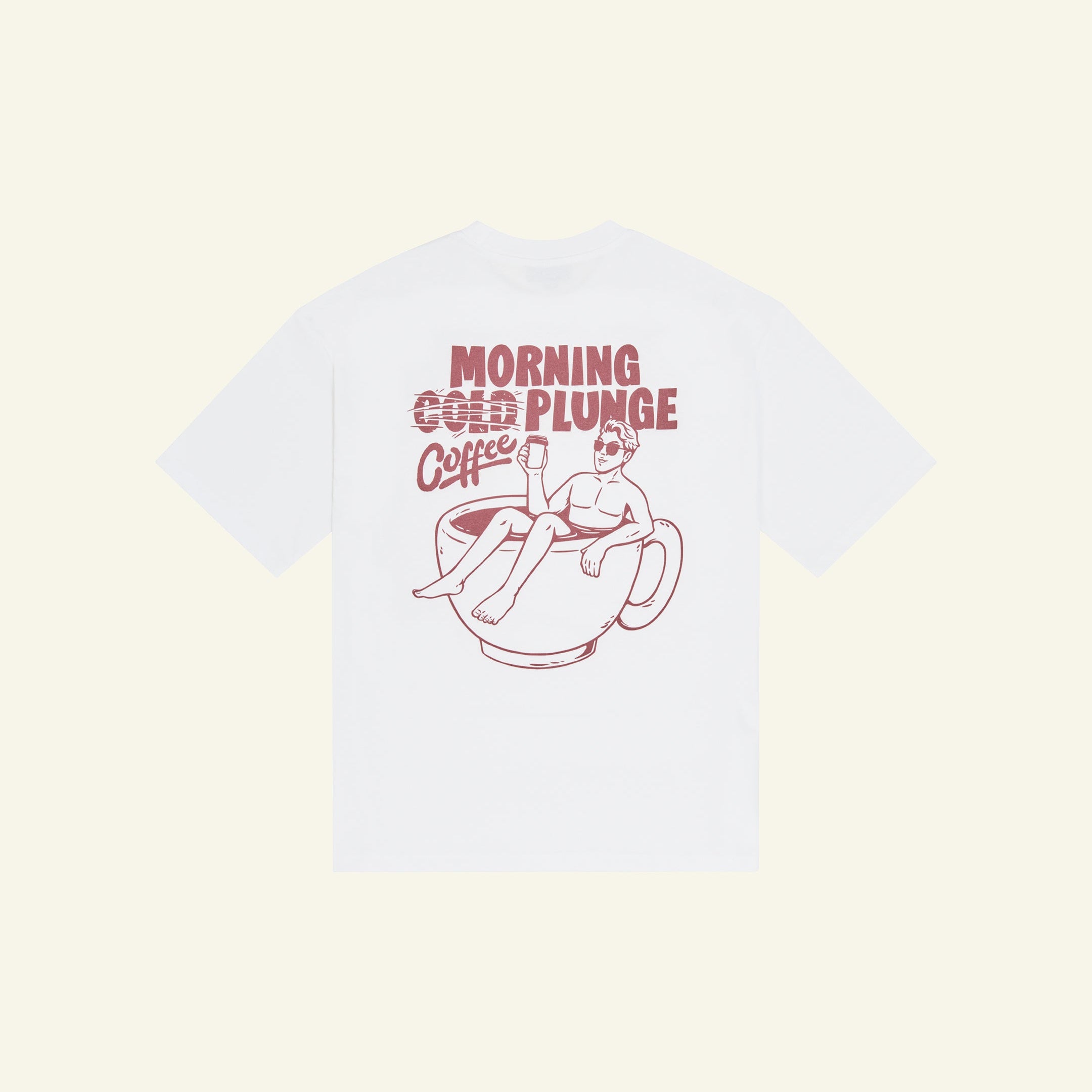Morning Cold Plunge Coffee Heavyweight Tee