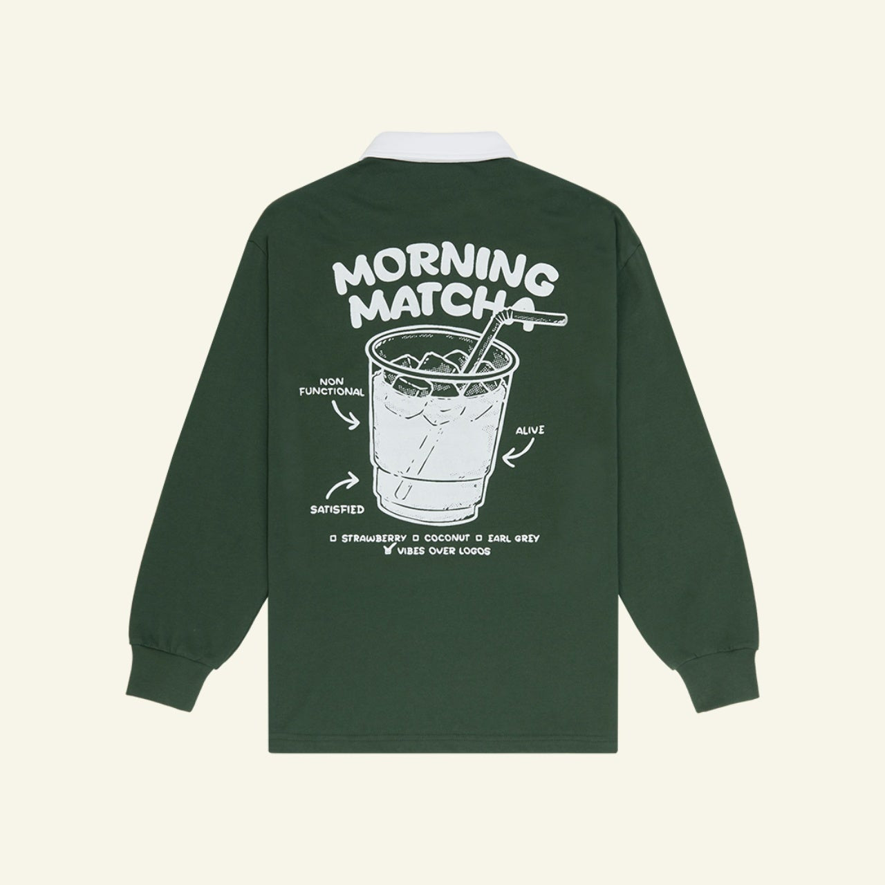 Morning Matcha Rugby Polo