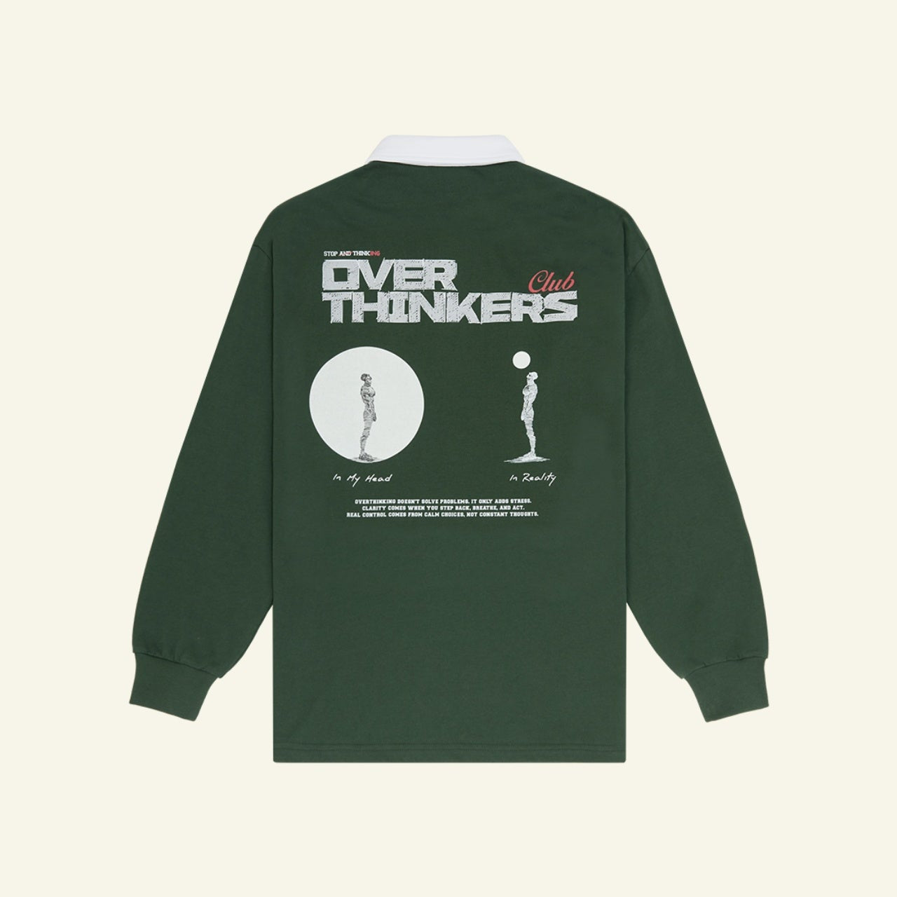 Overthinkers Club Rugby Polo
